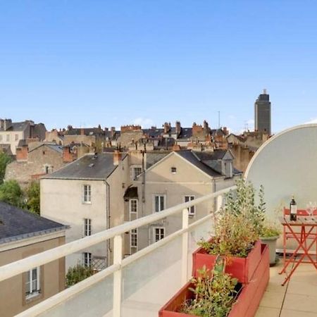 Bright Apartment With Large Terrace Nantes Buitenkant foto